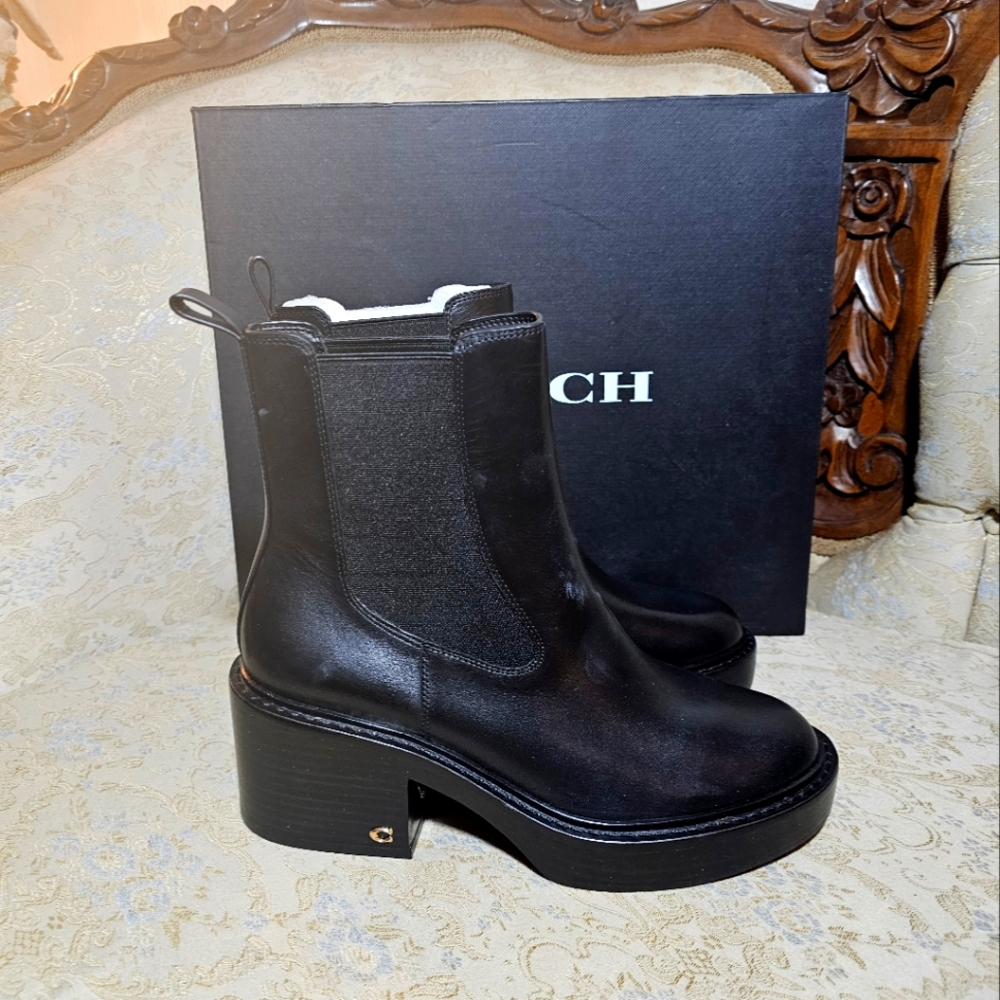Coach Leather Boots